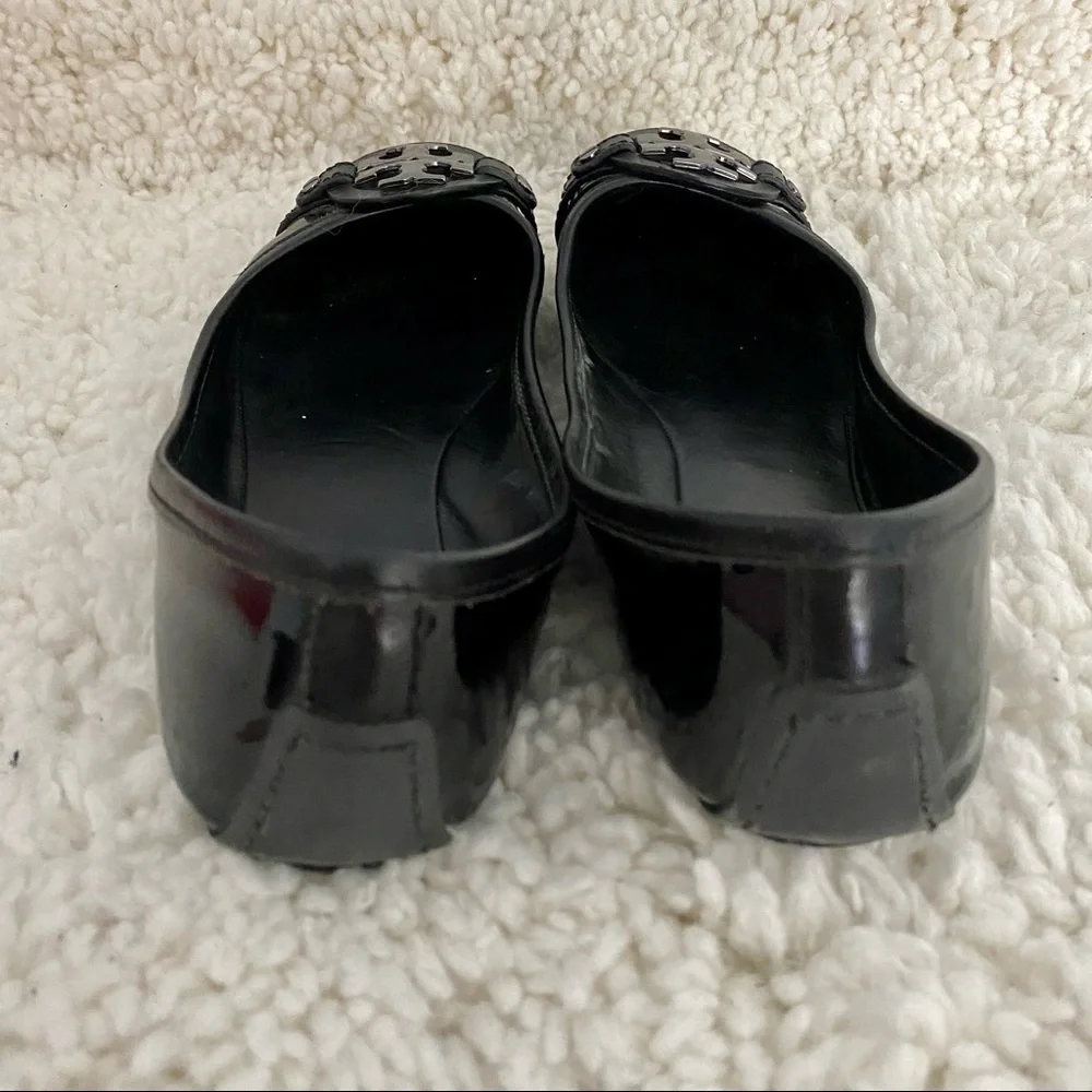 Tory Burch Aaden Black Patent Ballet Flats (Sz: 9.5) - Picture 5 of 8